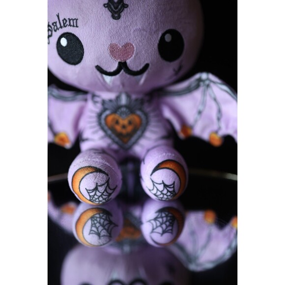 The Tattoo Zoo Frankie the Modeling Bat Plush Goth Emo Scene Stuffed Animal - Picture 3 of 14